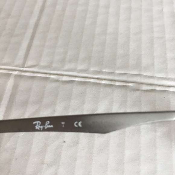 Ray-Ban Black and Silver Eyeglasses Frames Only XXL - Picture 7 of 11